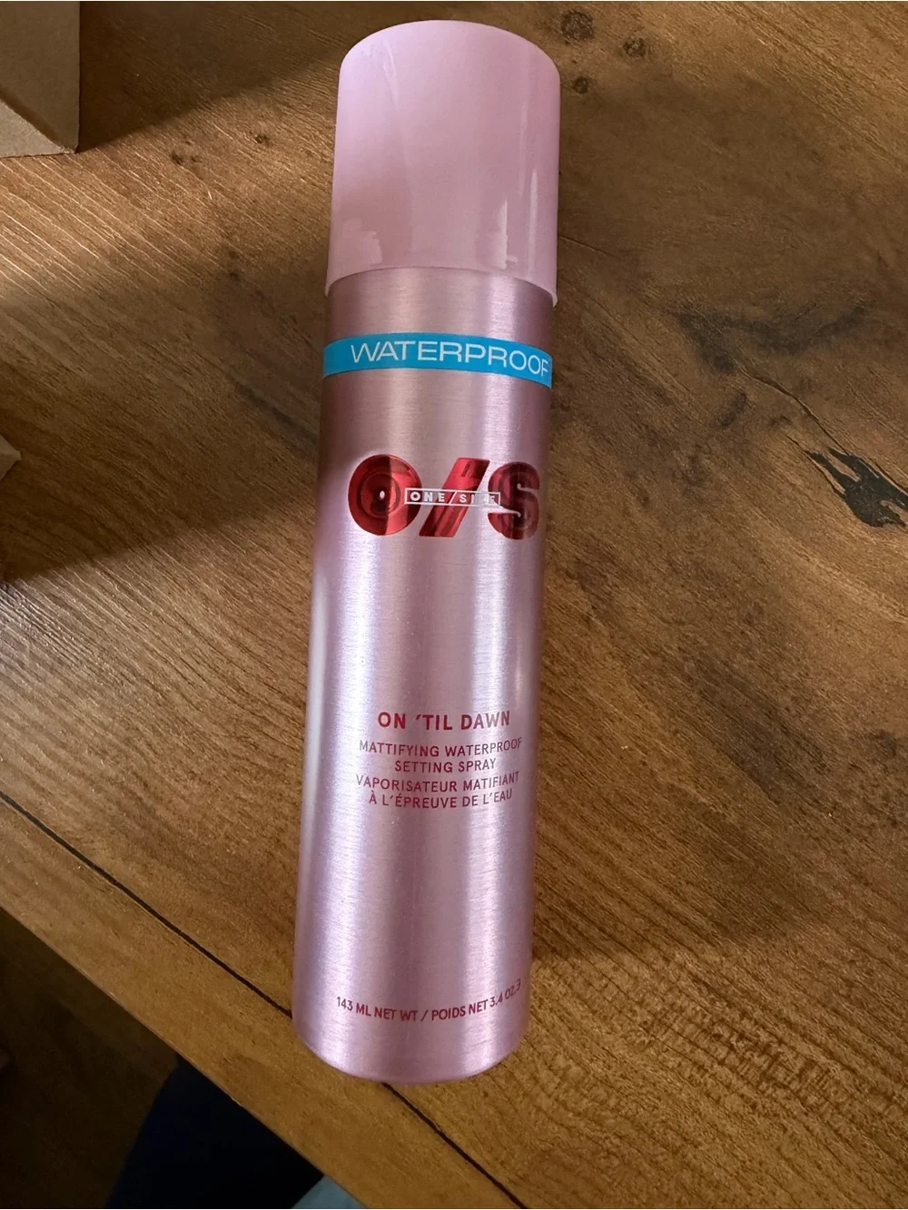 One Size On 'Til Dawn Mattifying Waterproof Setting Spray - Full Size!